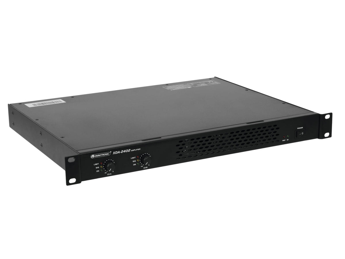 Omnitronic XDA-2402 Class-D-Verstärker – Ansicht 2