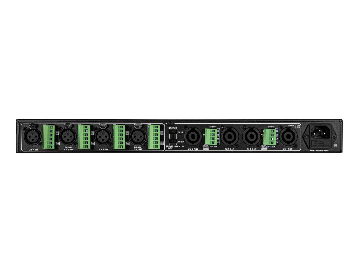 Omnitronic XDA-1204 4-Kanal Class-D-Verstärker – Ansicht 3