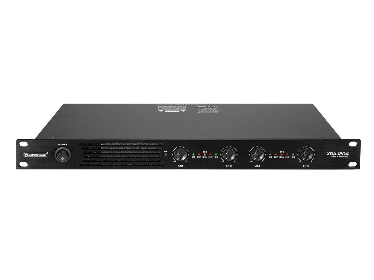 Omnitronic XDA-1204 4-Kanal Class-D-Verstärker – Ansicht 4