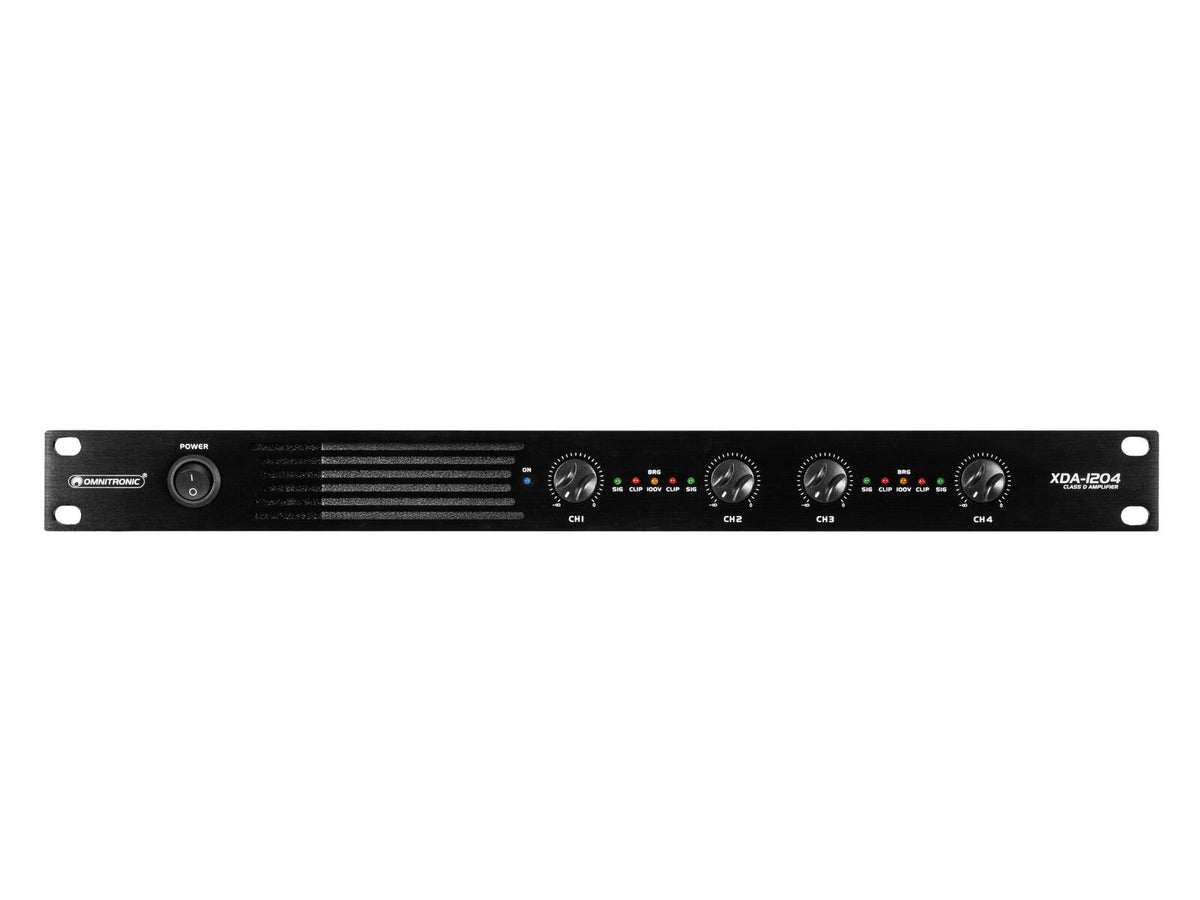 Omnitronic XDA-1204 4-Kanal Class-D-Verstärker – Ansicht 5