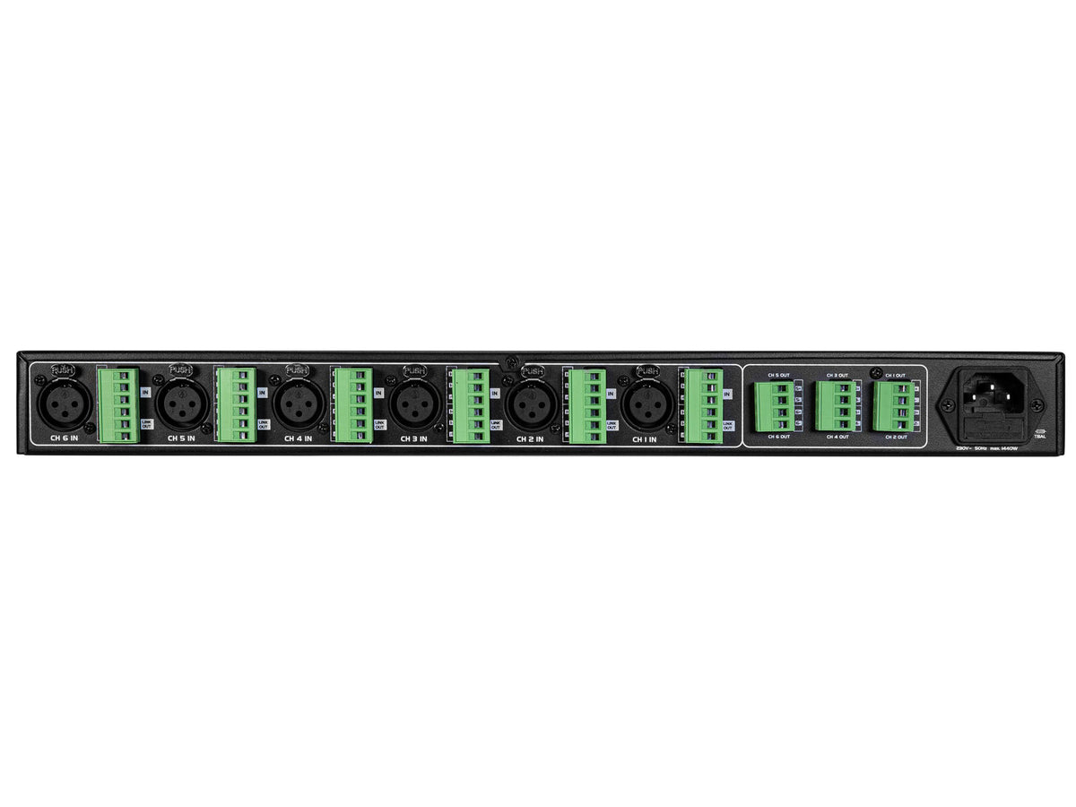 Omnitronic XDA-1206 6-Kanal Class-D-Verstärker – Ansicht 3