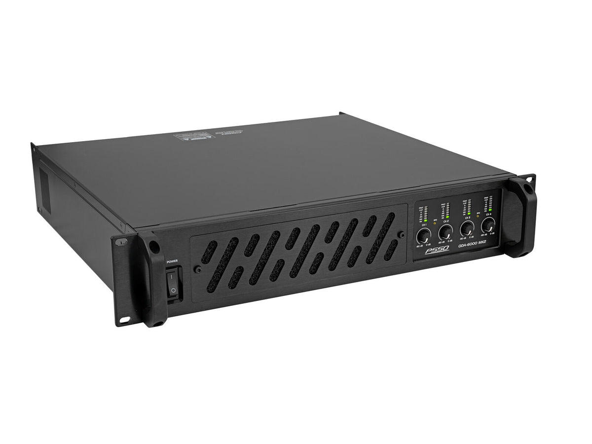 PSSO QDA-6000 MK2 4-Kanal-Endstufe – Ansicht 2
