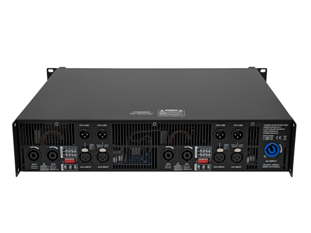 PSSO QDA-6000 MK2 4-Kanal-Endstufe – Ansicht 3