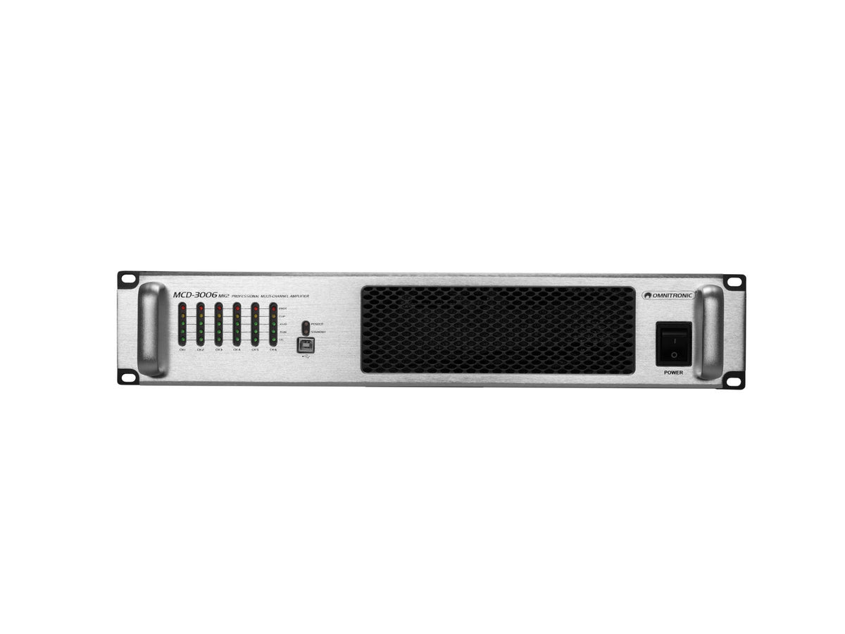 Omnitronic MCD-3006 MK2 6-Kanal-Installationsendstufe – Ansicht 4