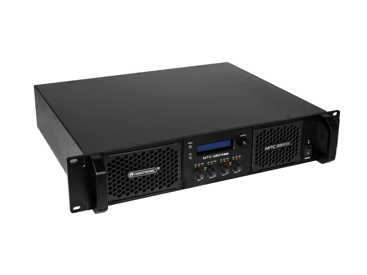 Omnitronic MTC-3204DSP 4-Kanal Endstufe mit DSP – Ansicht 2