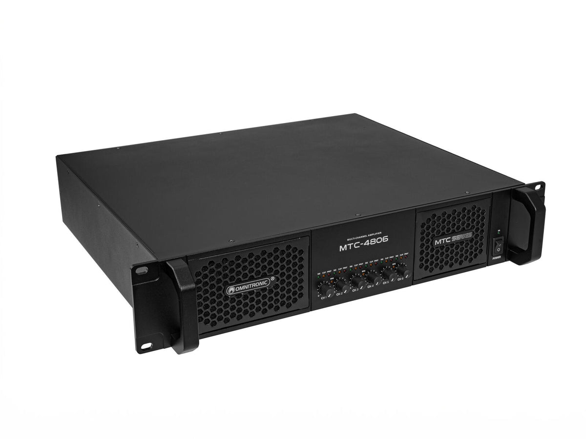 Omnitronic MTC-4806 6-Kanal Endstufe – Ansicht 2