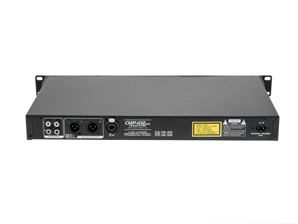 Omnitronic CMP-102 MK2 CD-/MP3-Player – Ansicht 6
