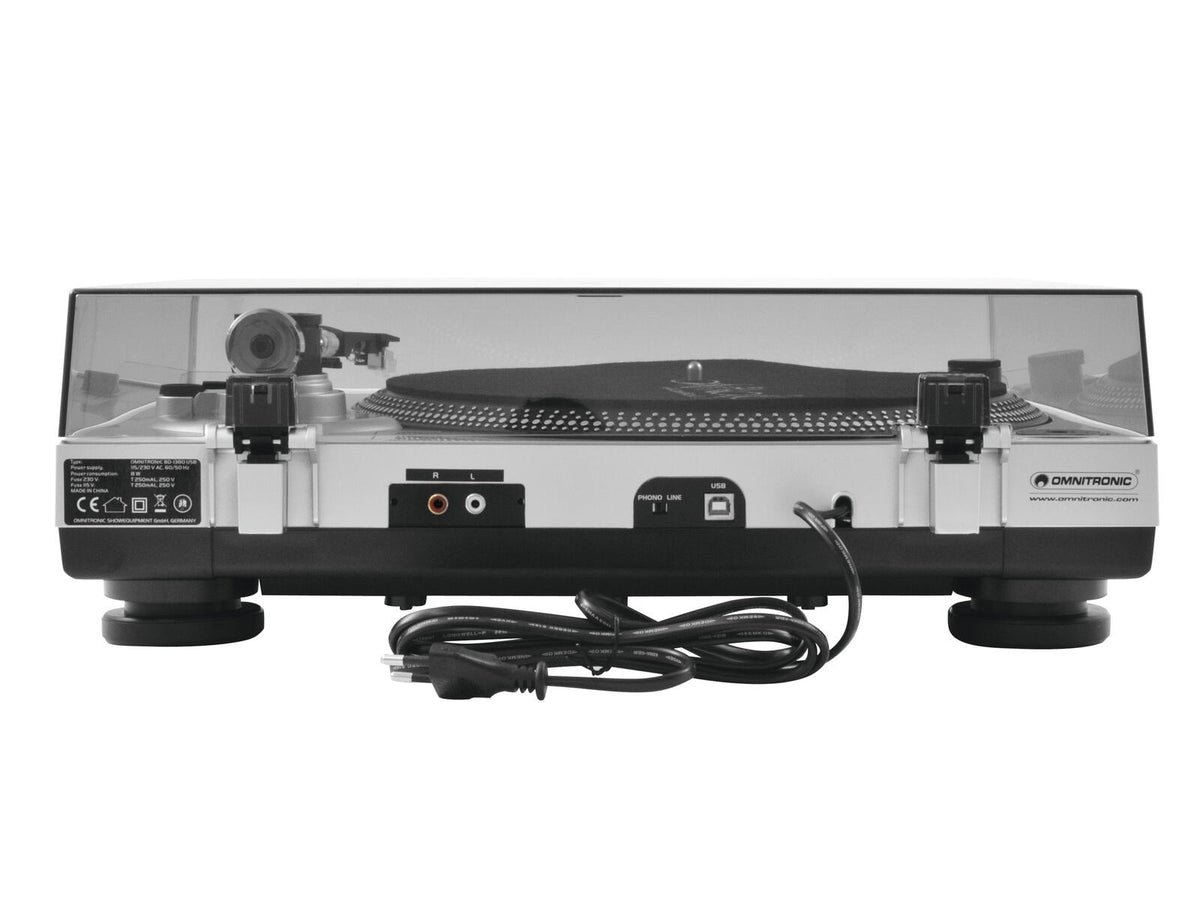 Omnitronic BD-1380 USB-Plattenspieler sil – Ansicht 6