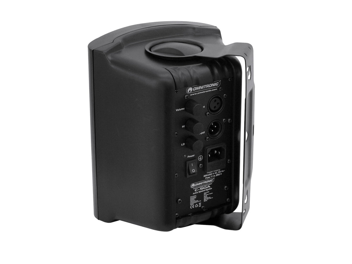 Omnitronic C-50A aktiv schwarz 2x – Ansicht 3