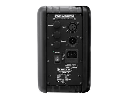 Omnitronic C-50A aktiv schwarz 2x – Ansicht 4