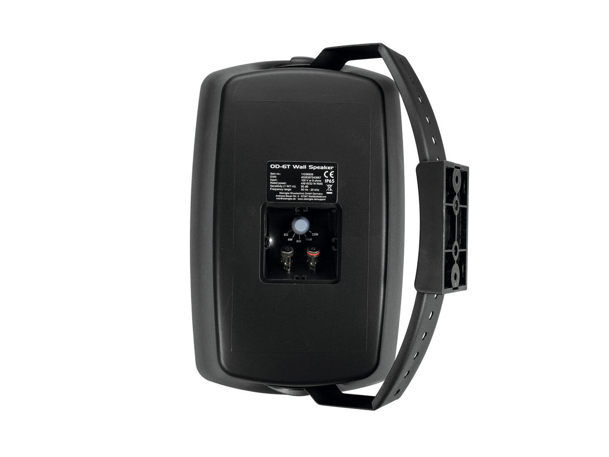 Omnitronic OD-6T Wandlautsprecher 100V schwarz 2x – Ansicht 2
