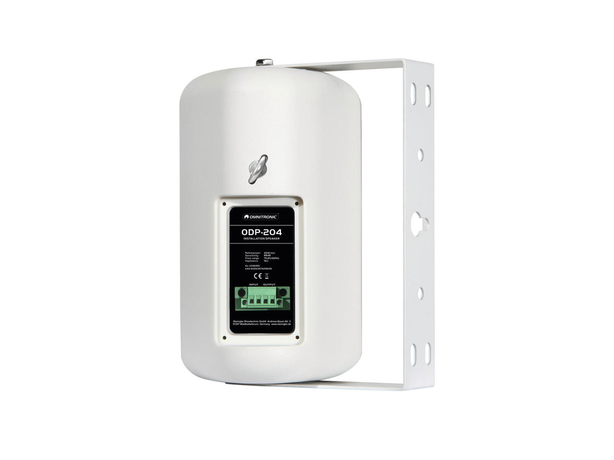 Omnitronic ODP-204 Installationslautsprecher 16 Ohm weiß 2x – Ansicht 2