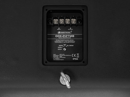 Omnitronic ODX-212TMB Installationslautsprecher 100V schwarz – Ansicht 4