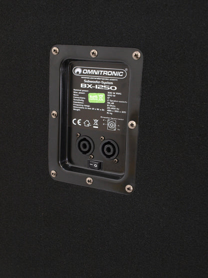 Omnitronic BX-1250 Subwoofer 600W – Ansicht 4