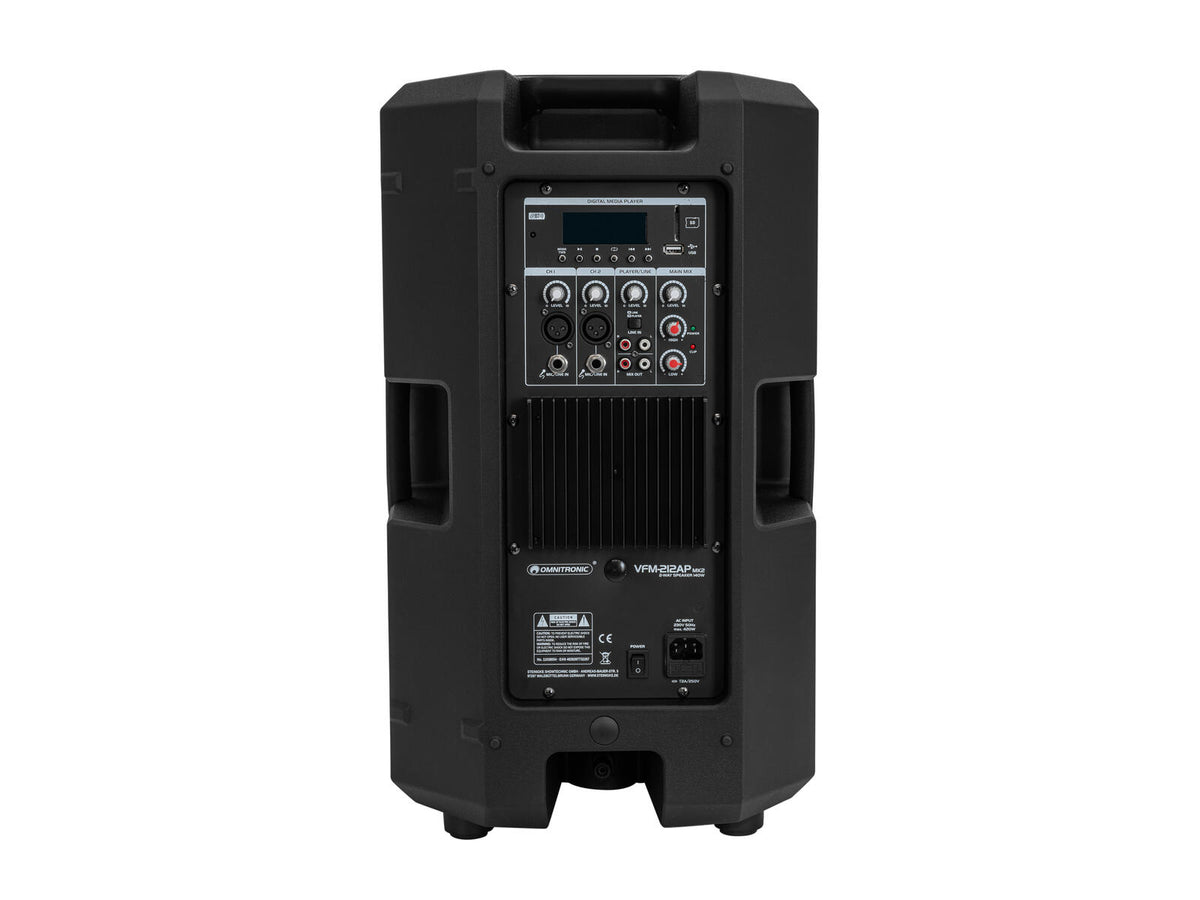 Omnitronic VFM-212AP MK2 2-Wege Lautsprecher aktiv TWS – Ansicht 4