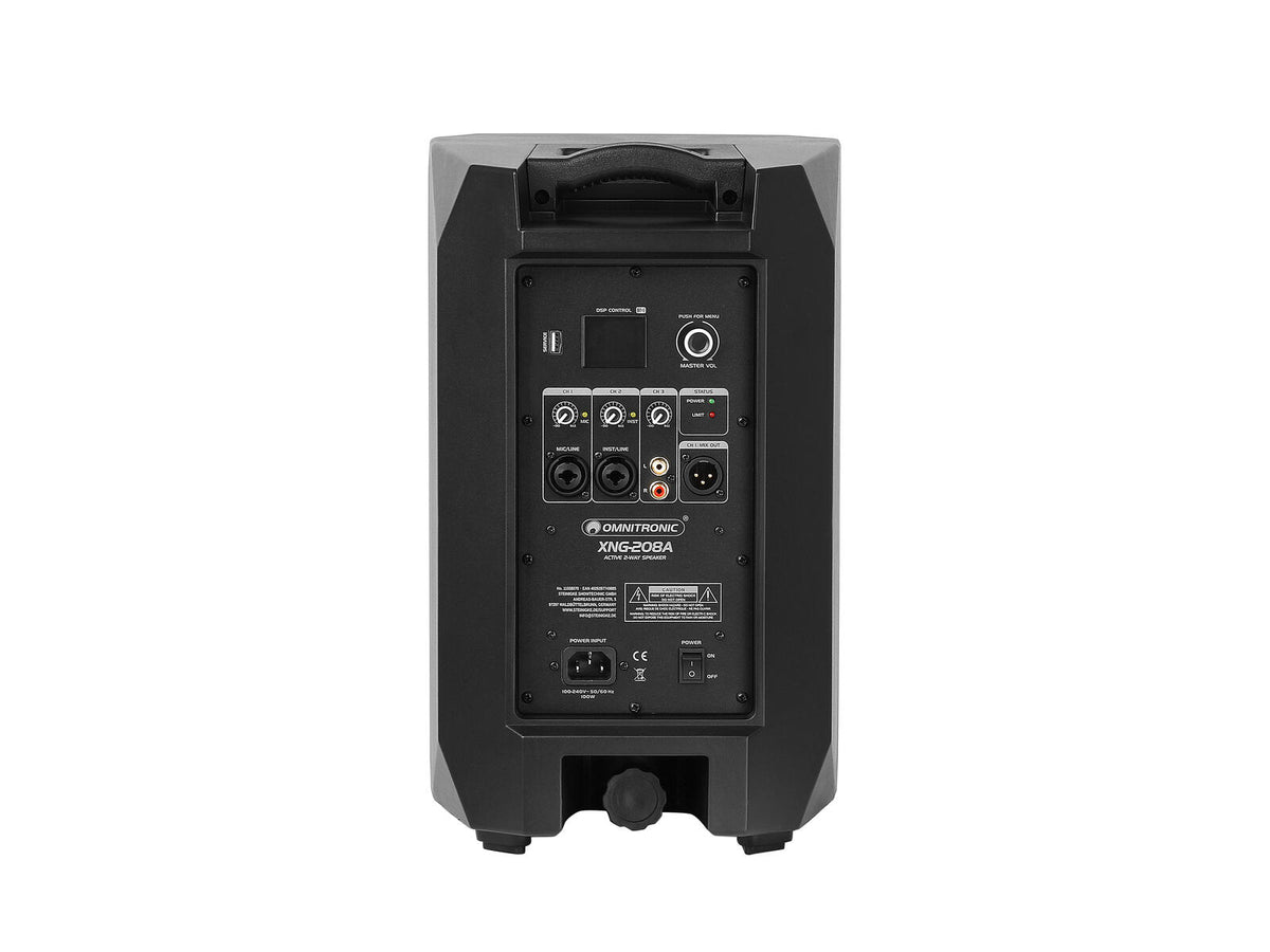 Omnitronic XNG-208A 2-Wege Lautsprecher, aktiv, DSP – Ansicht 4