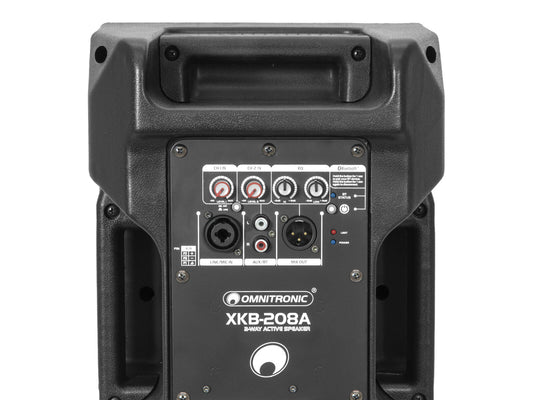 Omnitronic XKB-208A 2-Wege Lautsprecher, aktiv, Bluetooth – Ansicht 2