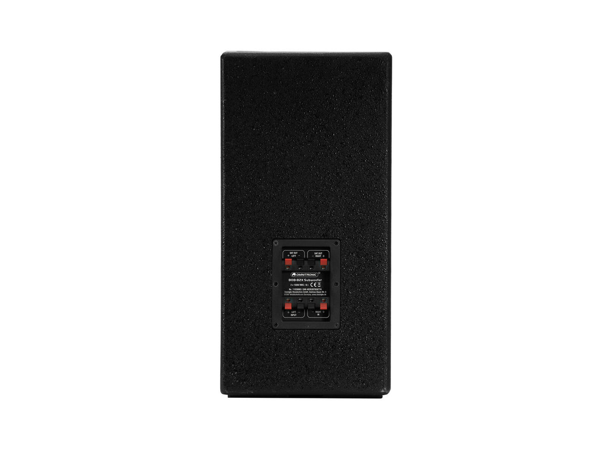 Omnitronic BOB-82X Subwoofer schwarz – Ansicht 3