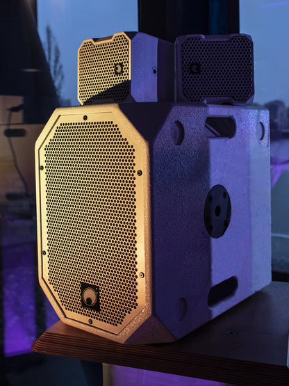 Omnitronic BOB-10A Subwoofer aktiv weiß – Ansicht 5