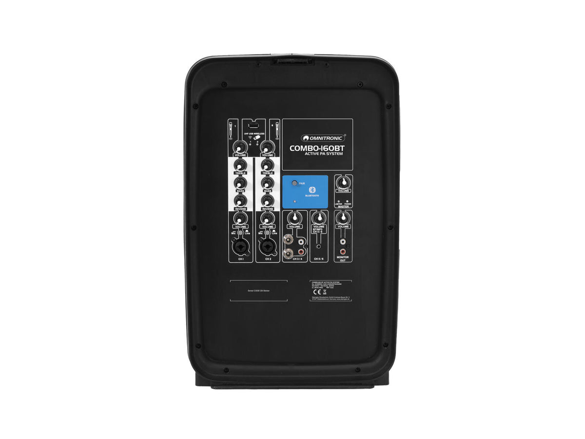 Omnitronic COMBO-160BT Aktiv-PA-System – Ansicht 3