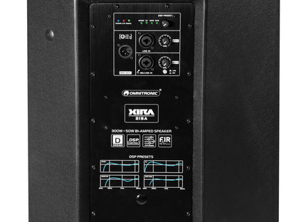 Omnitronic XIRA-215A Aktiver 2-Wege Lautsprecher FIR-DSP – Ansicht 5
