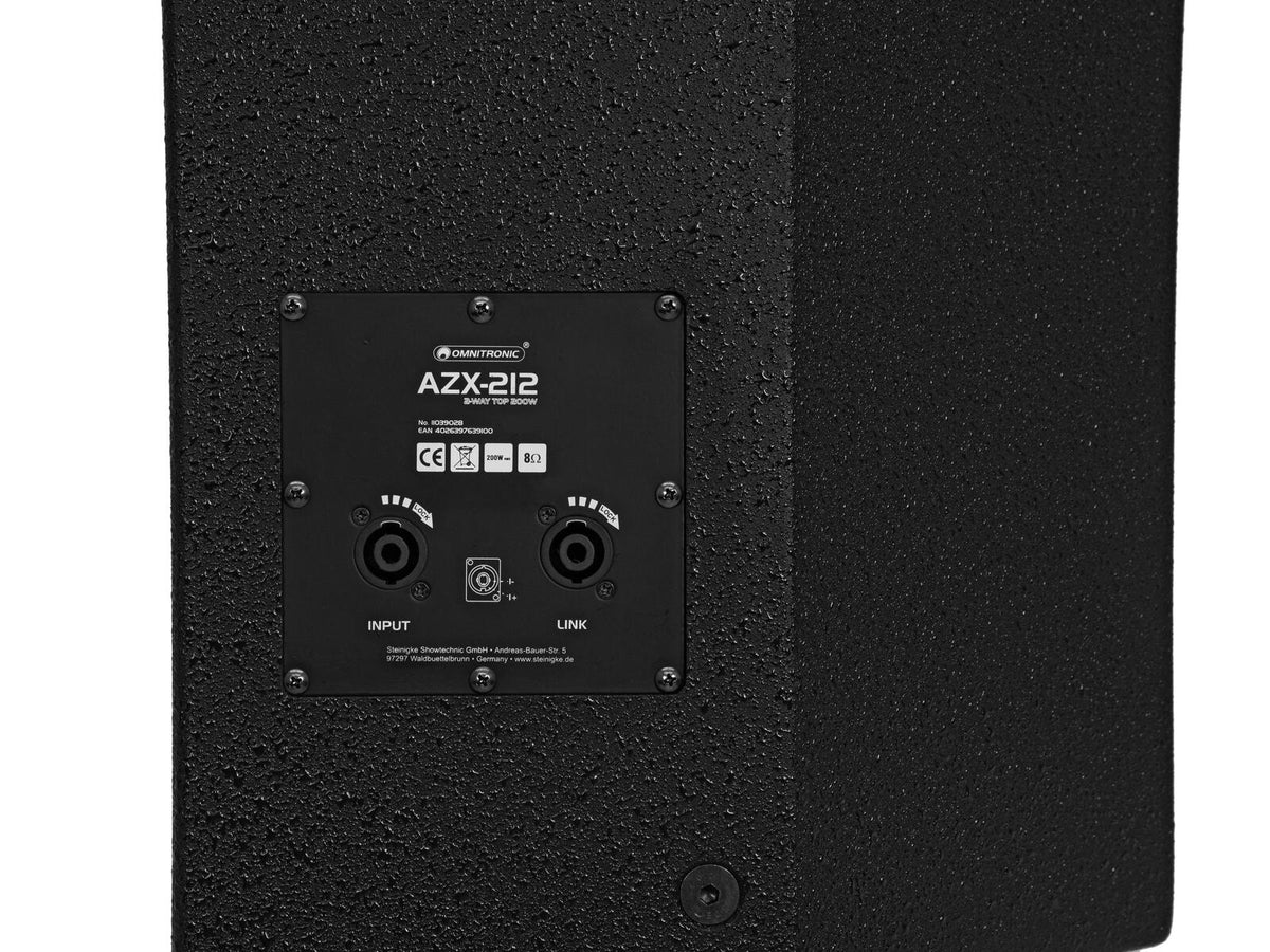 Omnitronic AZX-212 2-Wege Top 200W – Ansicht 5