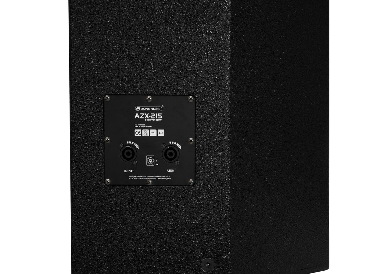 Omnitronic AZX-215 2-Wege Top 300W – Ansicht 5