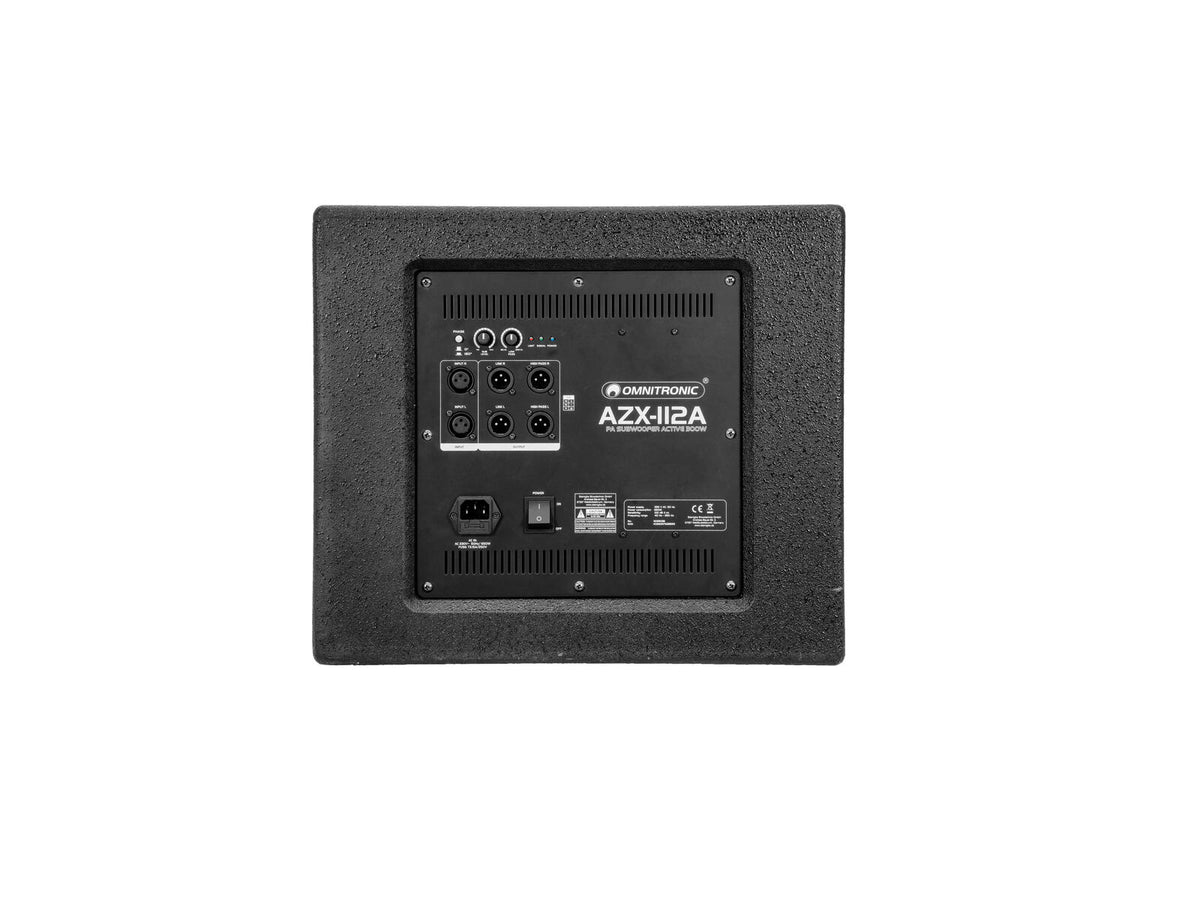 Omnitronic AZX-112A PA-Subwoofer aktiv 300W – Ansicht 4