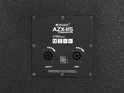 Omnitronic AZX-115 PA-Subwoofer 400W – Ansicht 4