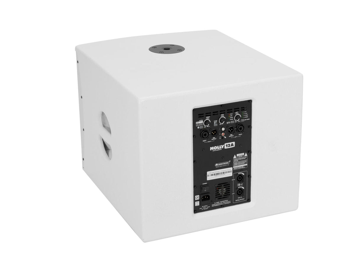 Omnitronic MOLLY-12A Subwoofer aktiv weiß – Ansicht 4