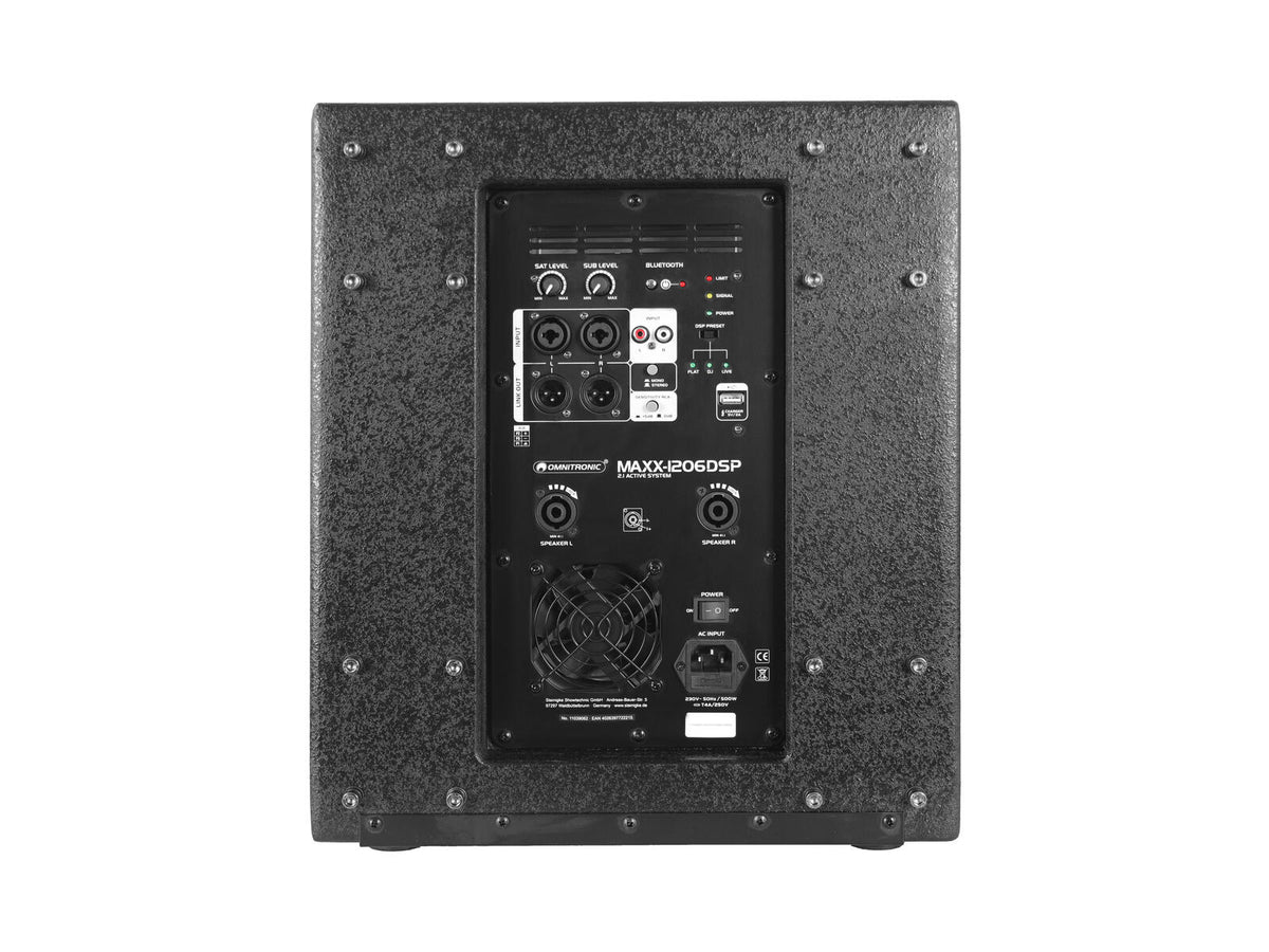 Omnitronic MAXX-1206DSP 2.1 Aktiv-System – Ansicht 3