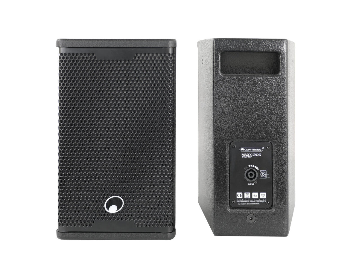 Omnitronic MAXX-1206 2-Wege Top 6,5" 2x – Ansicht 3