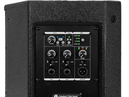 Omnitronic PAS-210A MK4 2-Wege-Top, aktiv, DSP, BT – Ansicht 4