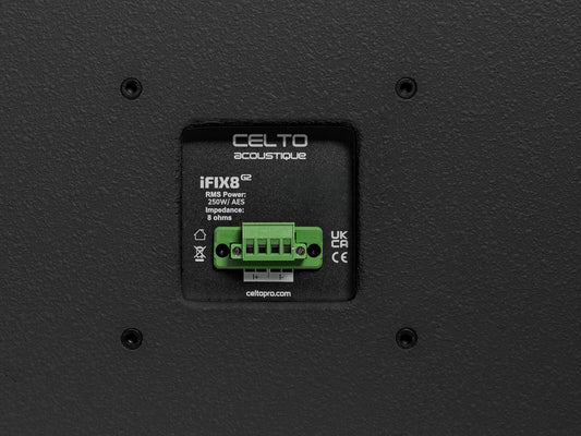 Celto iFIX8 G2 2-Wege Koaxial Lautsprecher schwarz – Ansicht 2