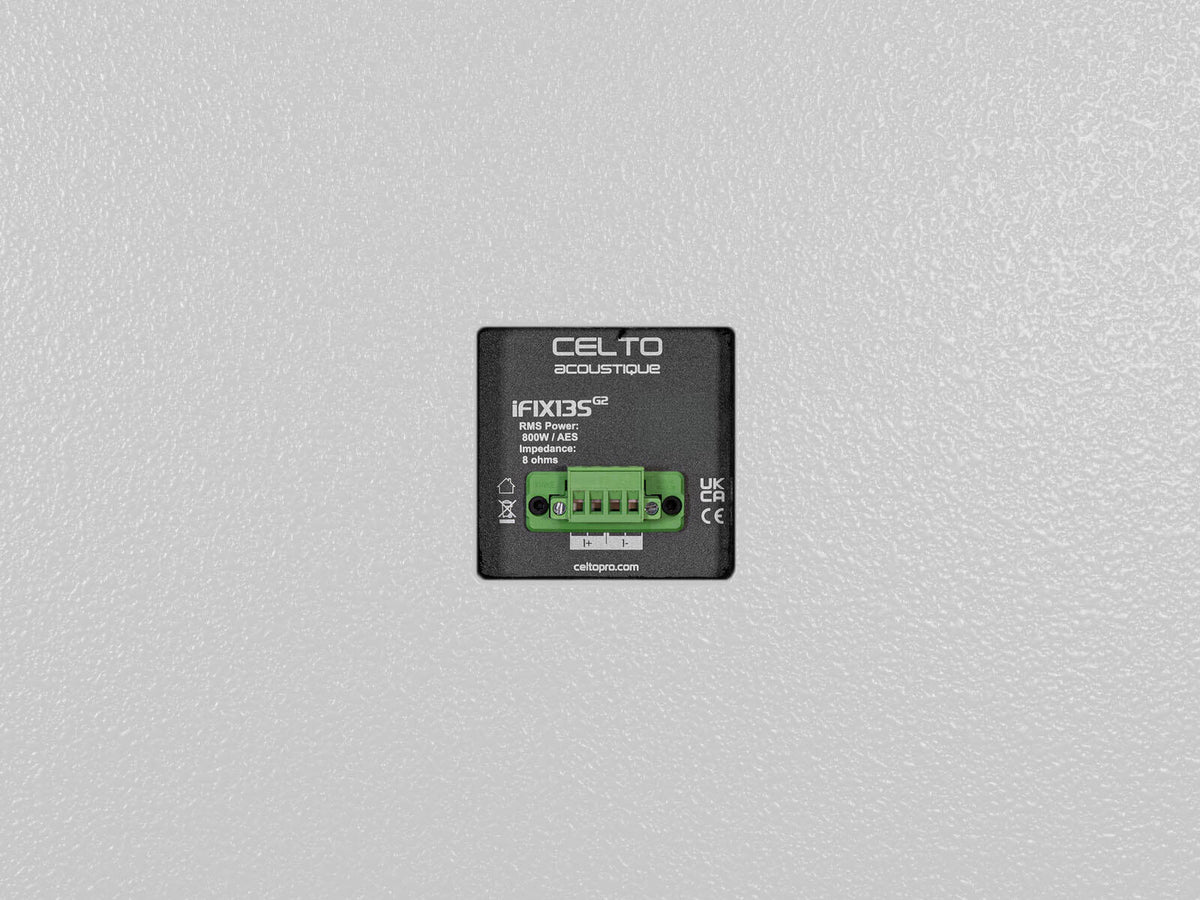 Celto iFIX13S G2 Bassreflex Subwoofer weiß – Ansicht 2