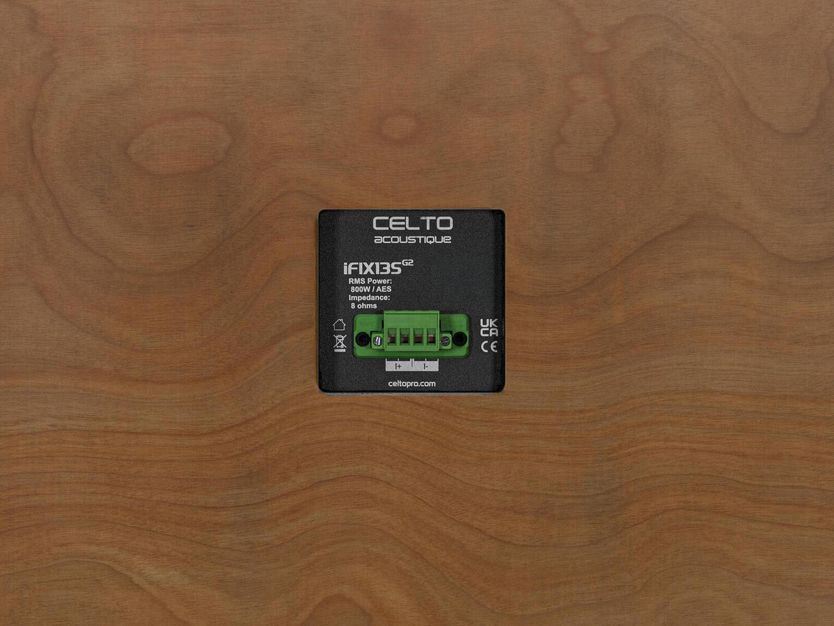 Celto iFIX13S G2 Bassreflex Subwoofer natur/weiß – Ansicht 2