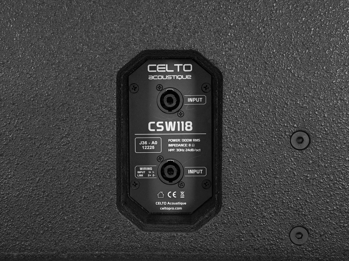 Celto CSW118 Subwoofer – Ansicht 7