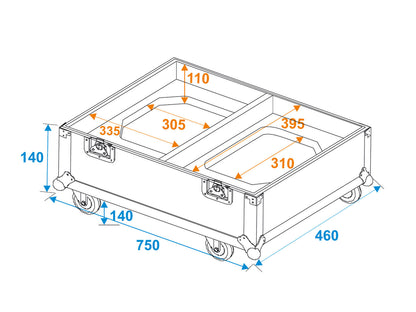 Celto CMP10 Case (für 2x CMP10 Lautsprecher) – Ansicht 5