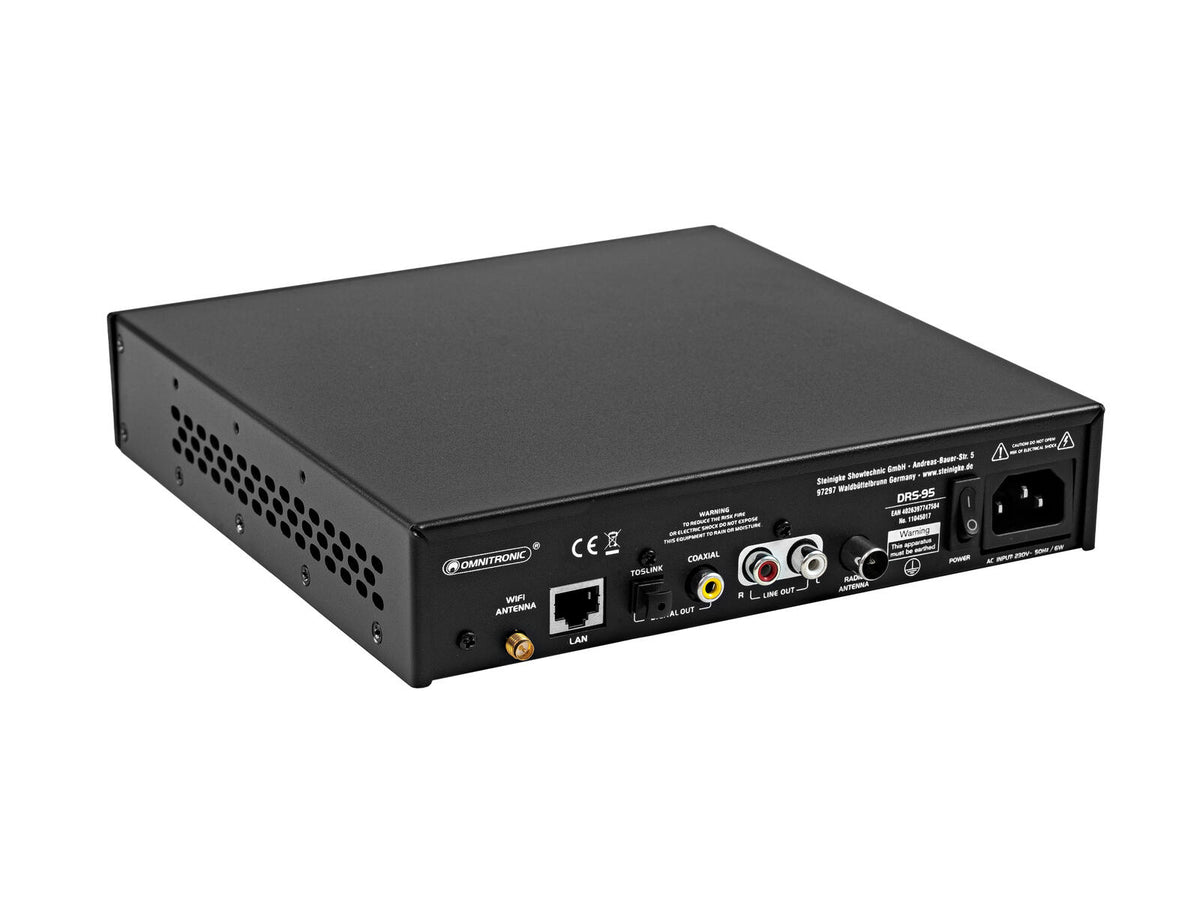 Omnitronic DRS-95 Internetradio mit DAB+ und Bluetooth – Ansicht 7