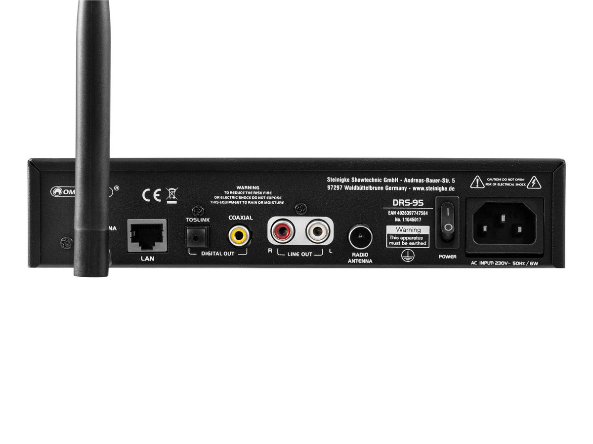 Omnitronic DRS-95 Internetradio mit DAB+ und Bluetooth – Ansicht 9