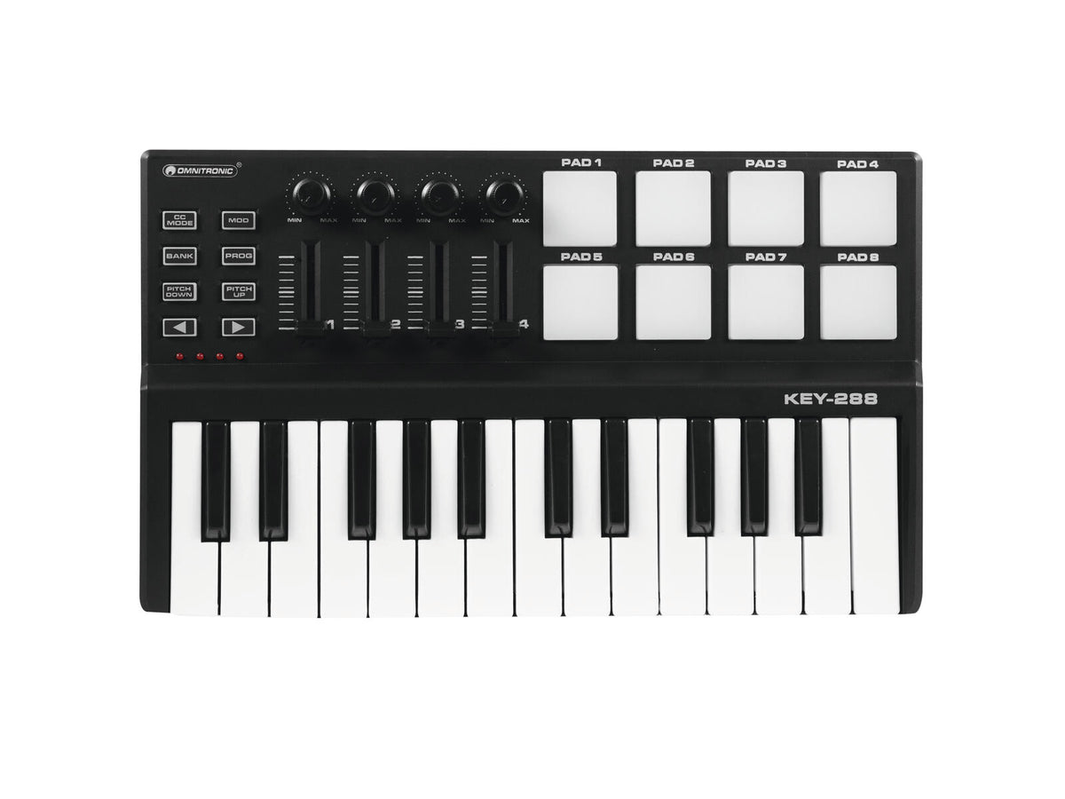 Omnitronic KEY-288 MIDI-Controller – Ansicht 5