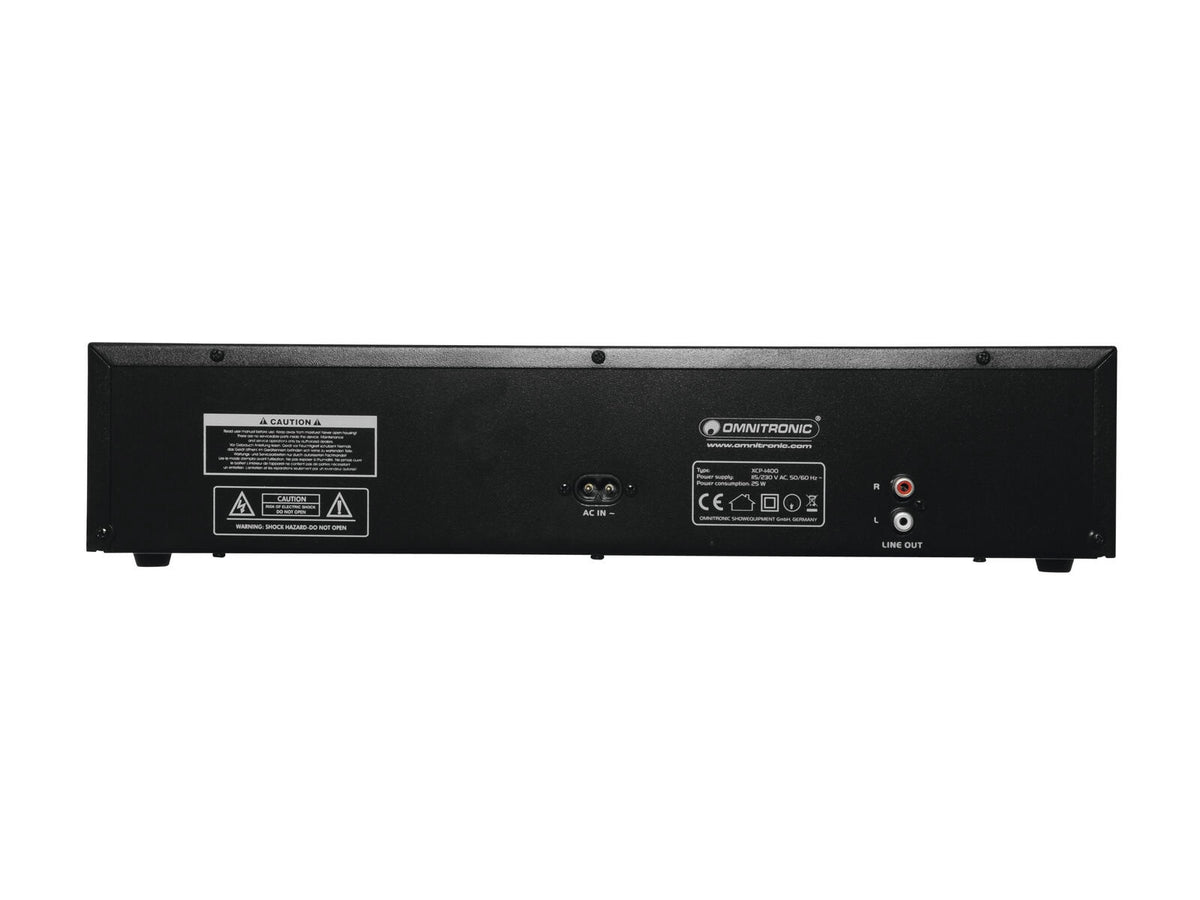 Omnitronic XCP-1400 CD-Player – Ansicht 3