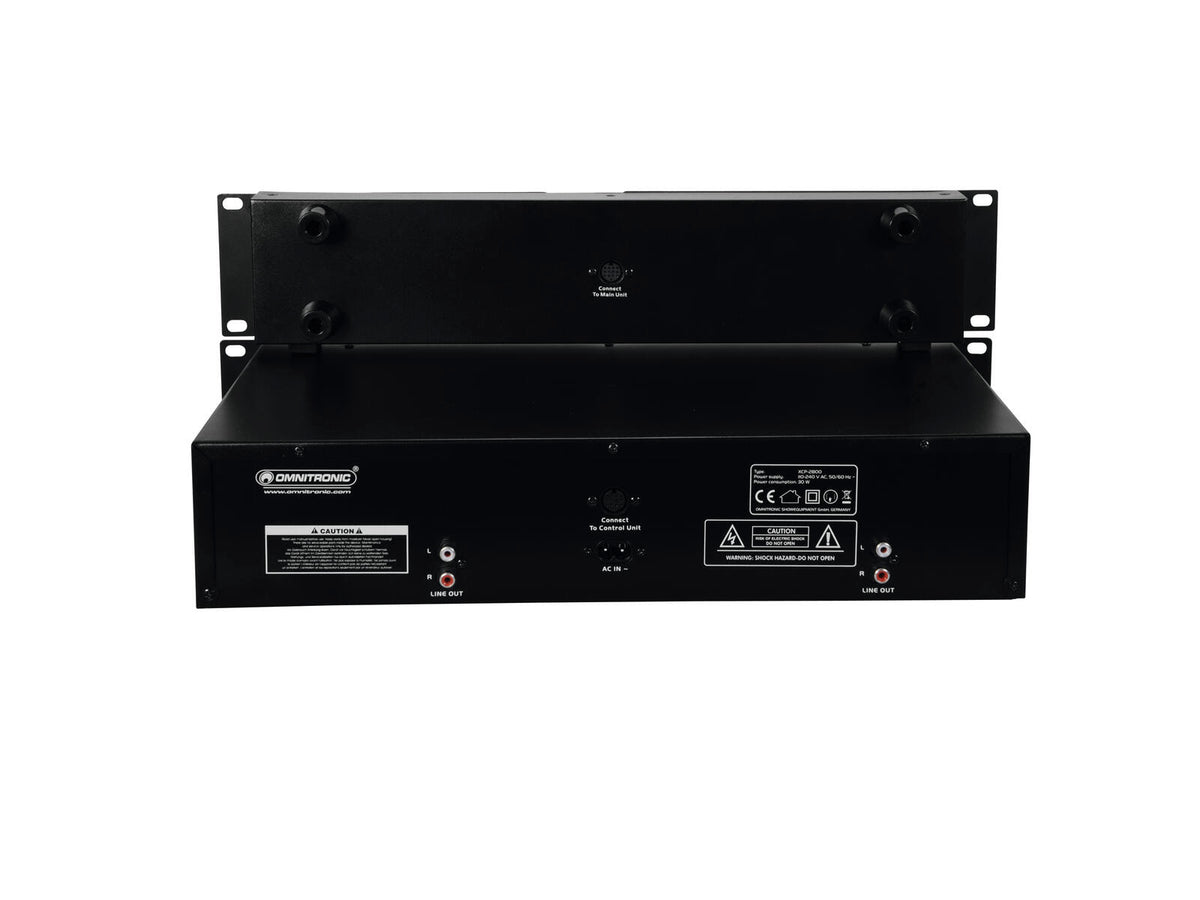 Omnitronic XCP-2800 Dual-CD-Player – Ansicht 3