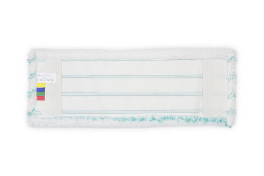 SemyTop Mikrofaser Wischmopp mit Borsten, 40 cm, weiß, 50 Stück