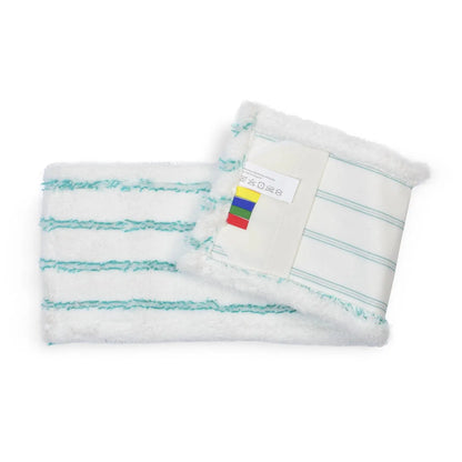 SemyTop Mikrofaser Wischmopp mit Borsten, 50 cm, weiß, 50 Stück