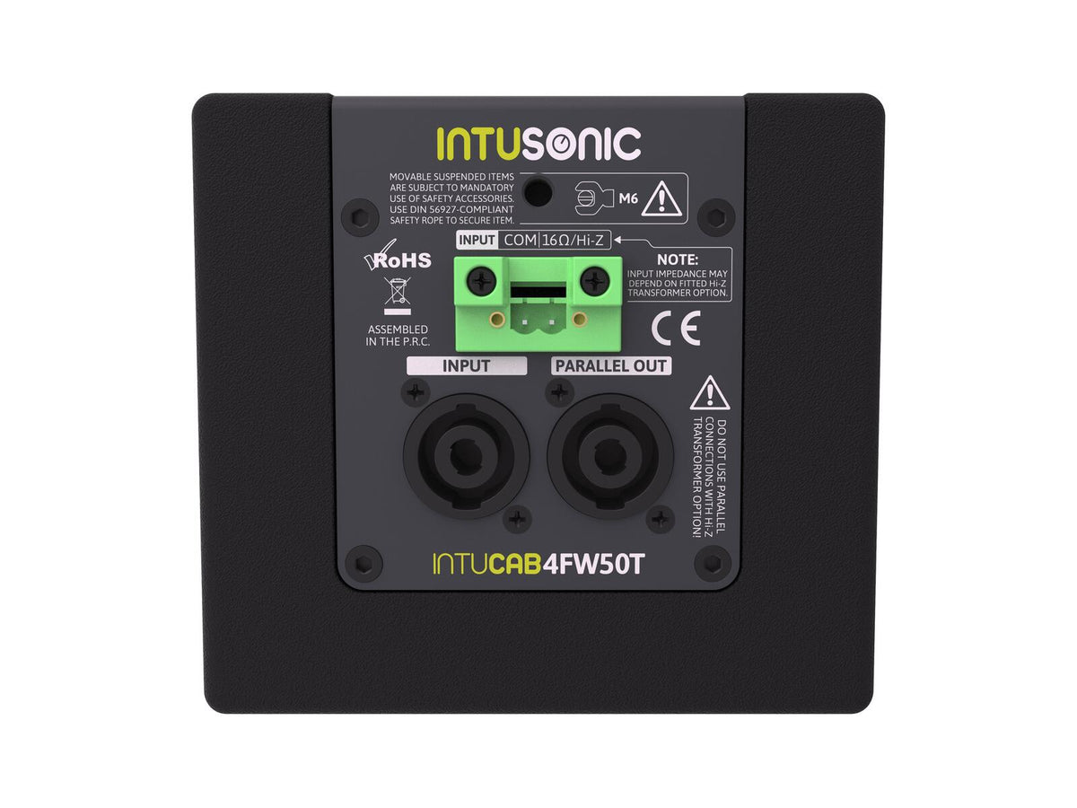 Intusonic 4FW50T 4" Fullrange Lautsprecher schwarz – Ansicht 7