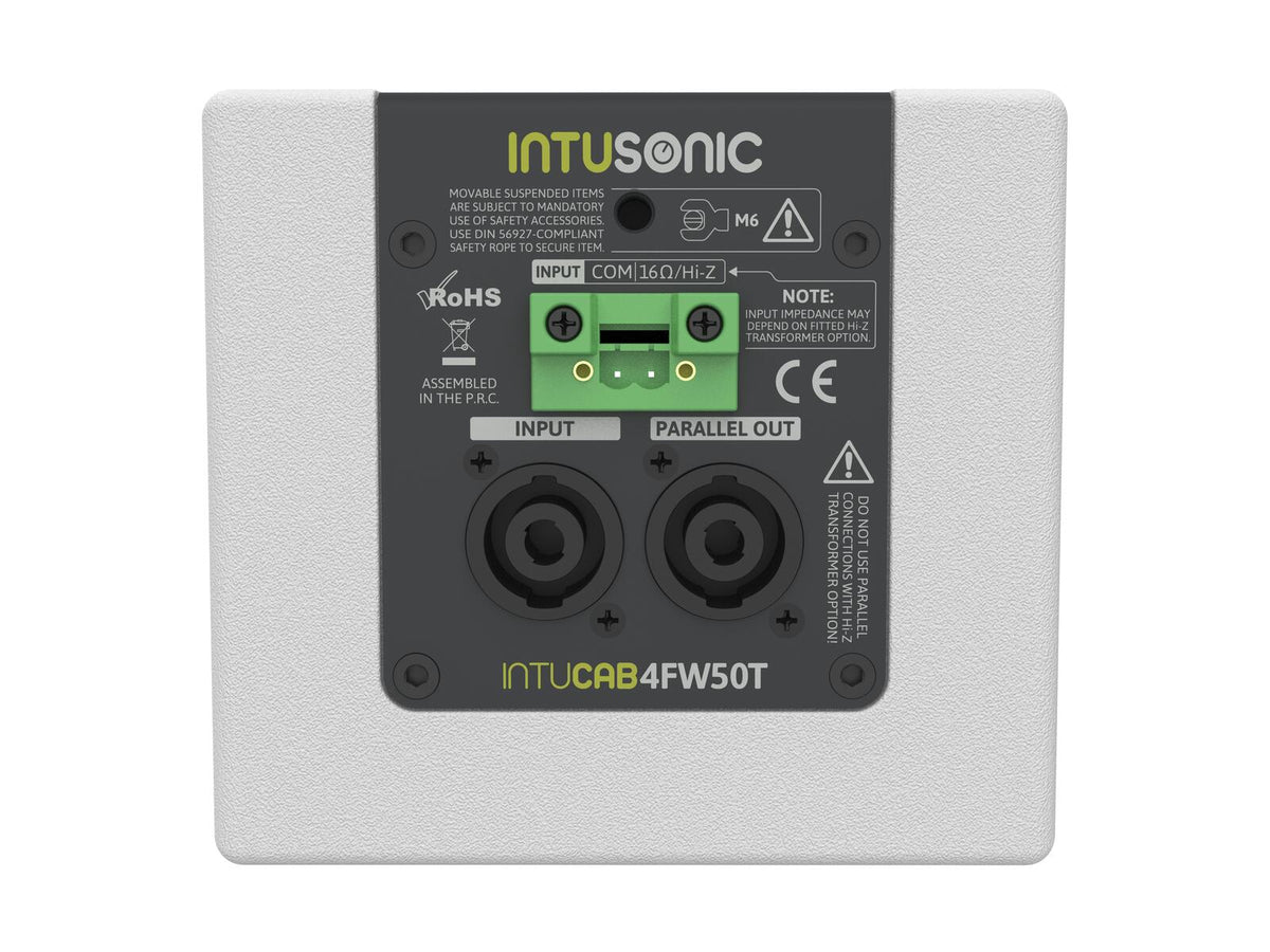 Intusonic 4FW50T 4" Fullrange Lautsprecher weiß – Ansicht 10