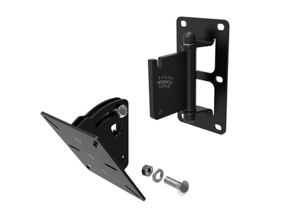 Intusonic VESA75-100PRO-B Lautsprecherhalterung schwarz – Ansicht 2