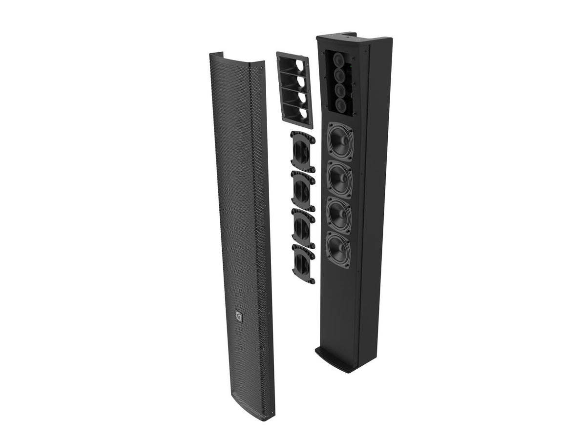 Intusonic 4VM100T 2-Wege Fullrange Tonsäule schwarz – Ansicht 6