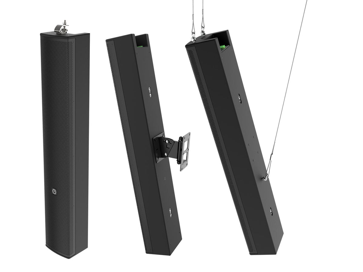 Intusonic 4VM100T 2-Wege Fullrange Tonsäule schwarz – Ansicht 8